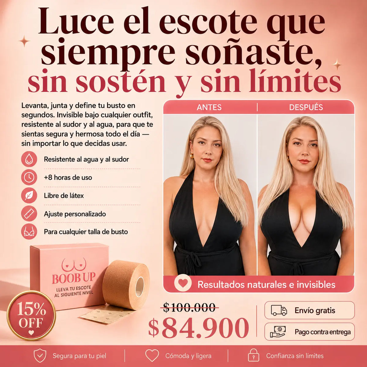 BOOB UP TAPE™ | Cinta Levanta Busto