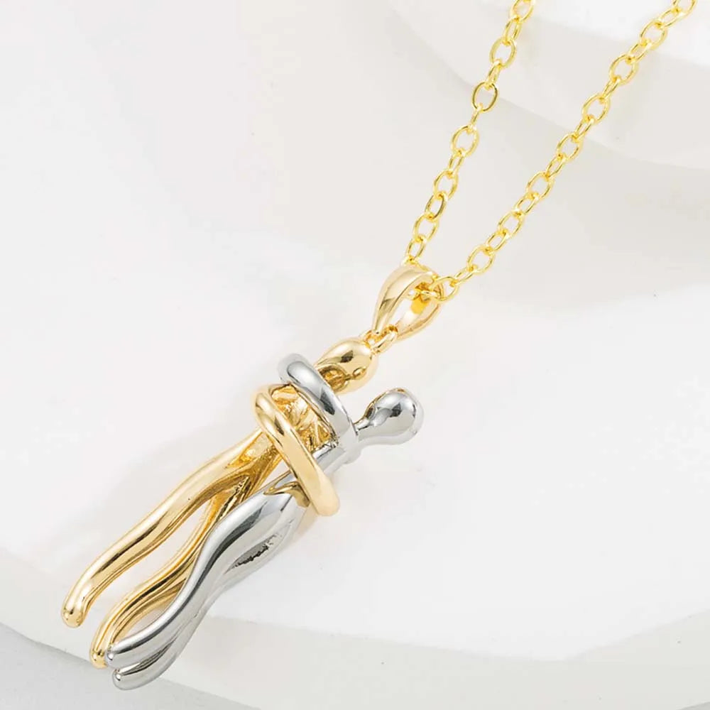 Collar Amor infinito - Abrazo Eterno