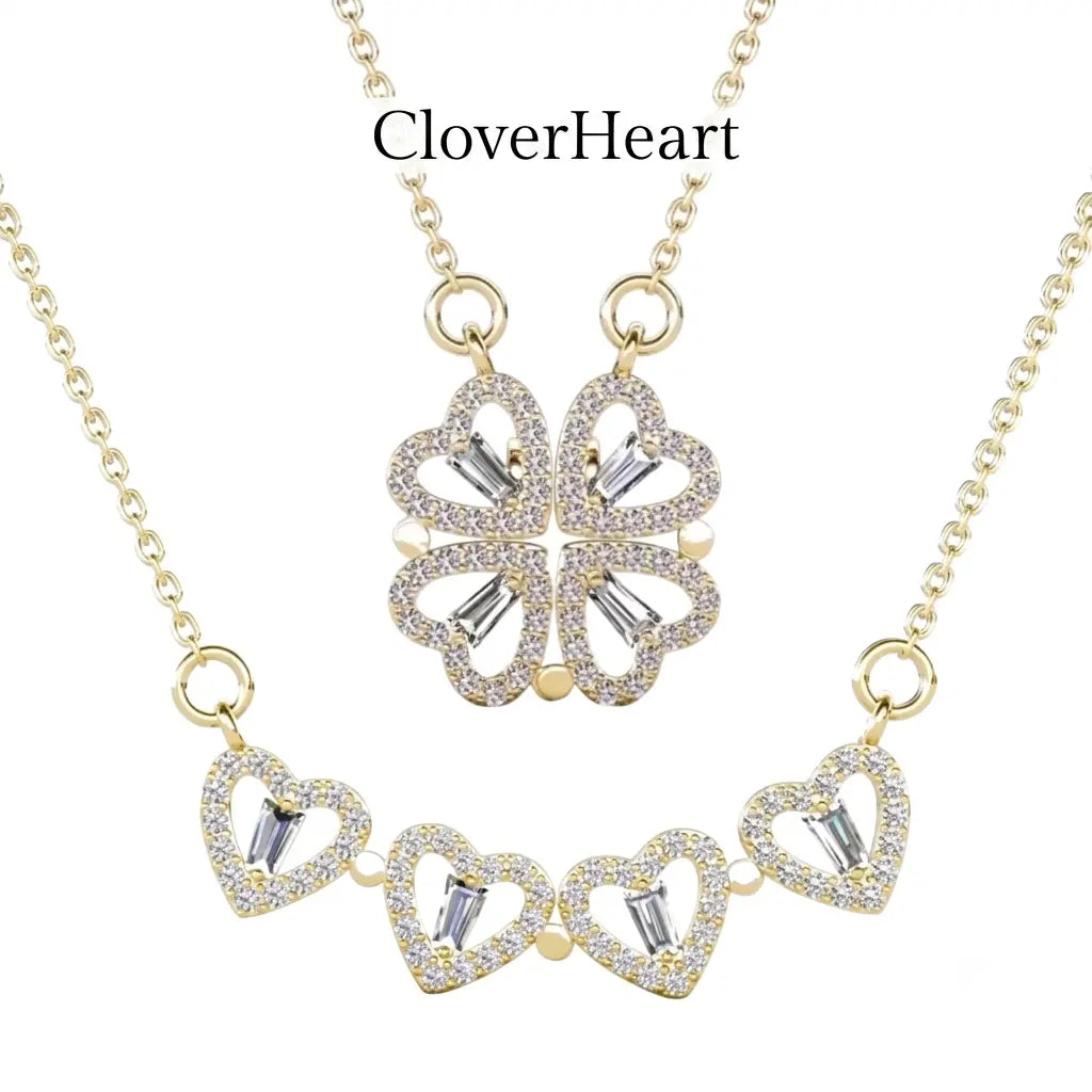 Collar Trébol de Corazones
