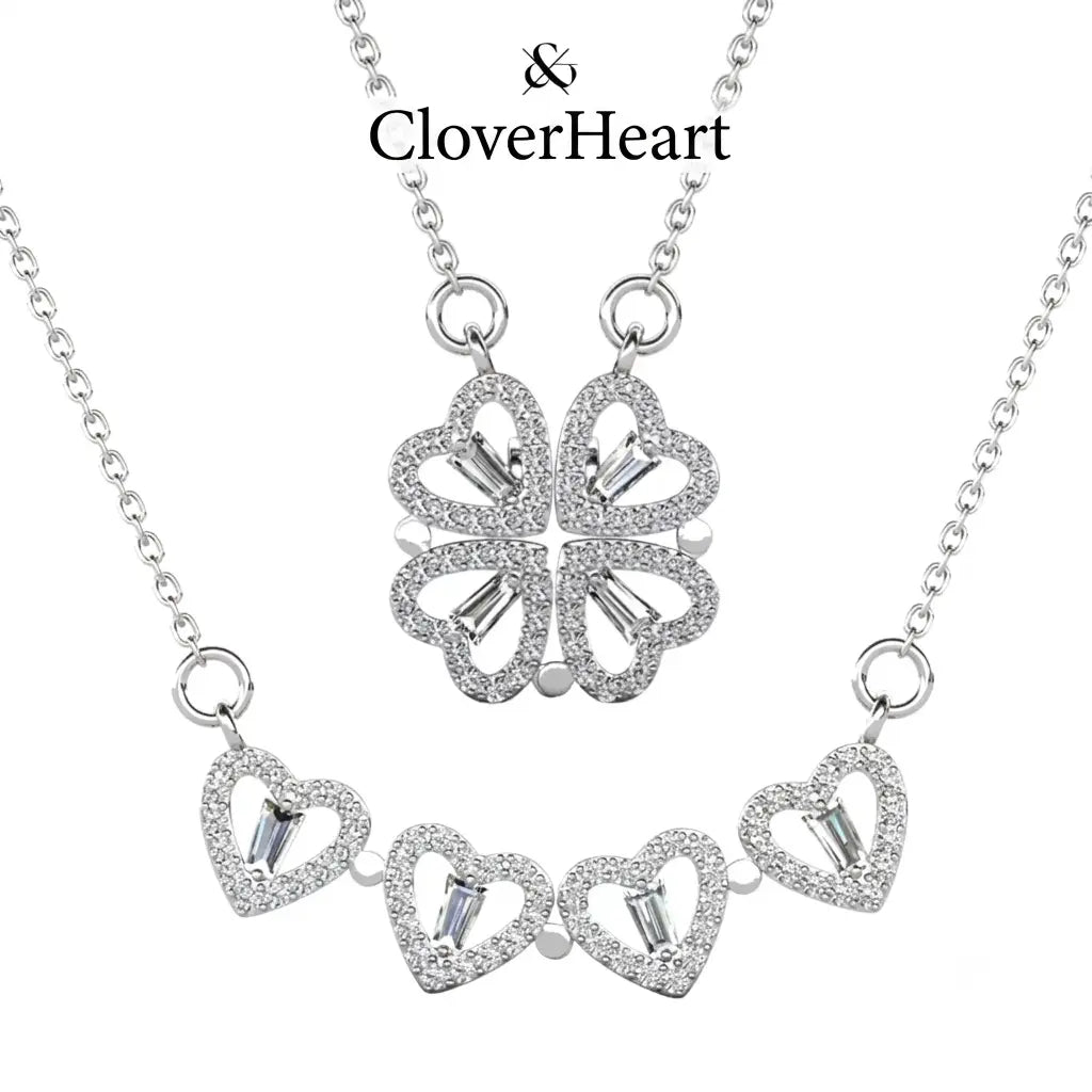 Collar Trébol de Corazones