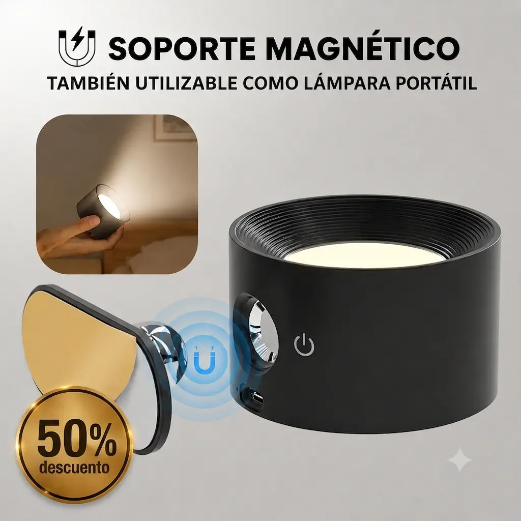Lámpara Recargable Magnética