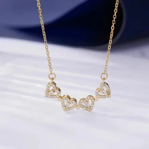 Collar Trébol de Corazones