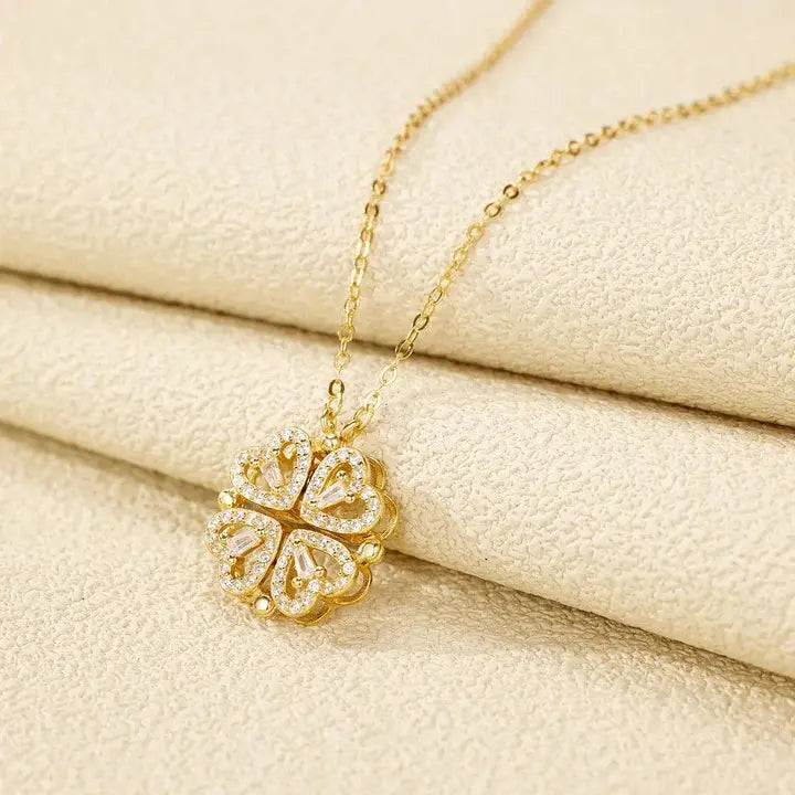 Collar Trébol de Corazones