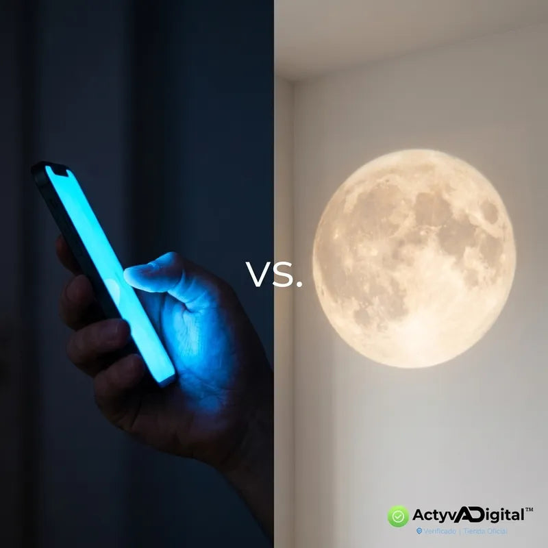 Te regalo la luna | Lampara proyector luna con audio bluetooh
